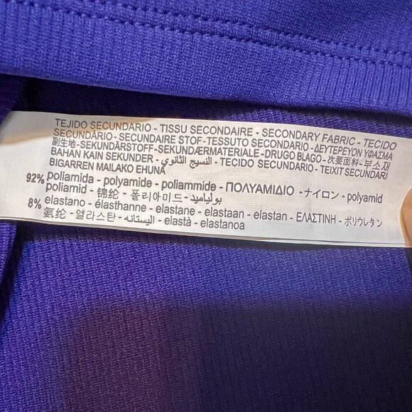 Zara Halter Tie Top Royal Blue Size L *NEVER WORN* - Picture 4 of 4